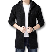 West Louis™ Style Thick Fleece Knitted Cardigan