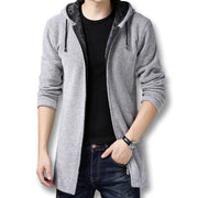 West Louis™ Style Thick Fleece Knitted Cardigan