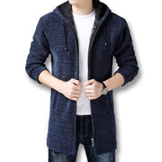 West Louis™ Style Thick Fleece Knitted Cardigan