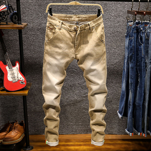 West Louis™ Casual Denim Wash Jeans