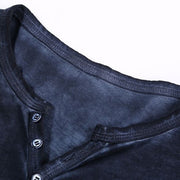 West Louis™ Vintage V-neck Open Casual T-Shirt