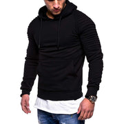 West Louis™ Fashion Pleated Hoodie