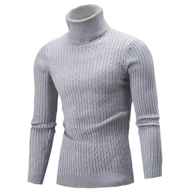 West Louis™ Turtleneck Solid Casual Sweater
