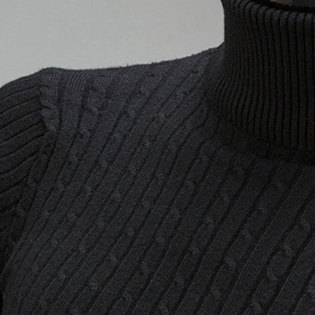 West Louis™ Turtleneck Solid Casual Sweater