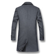 West Louis™ Warm Business-man Woolen Long Peacoat