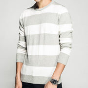 West Louis™ Casual Striped Autumn Pullover