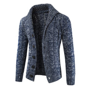 West Louis™ Trending Lapel Knit Sweater