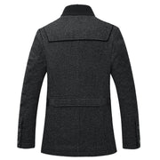 West Louis™ Wool Fashion Outerwear Pea Coat