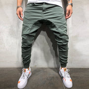 West Louis™ High Street Splicing Multi Pocket Joggers