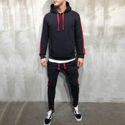 West Louis™ Hooded Zipper Button Tracksuit