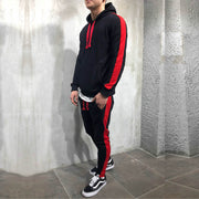 West Louis™ Hooded Zipper Button Tracksuit