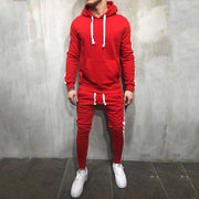 West Louis™ Hooded Zipper Button Tracksuit