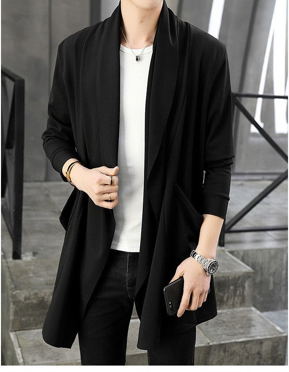 West Louis™ Autumn Draped Collar Casual Cardigan