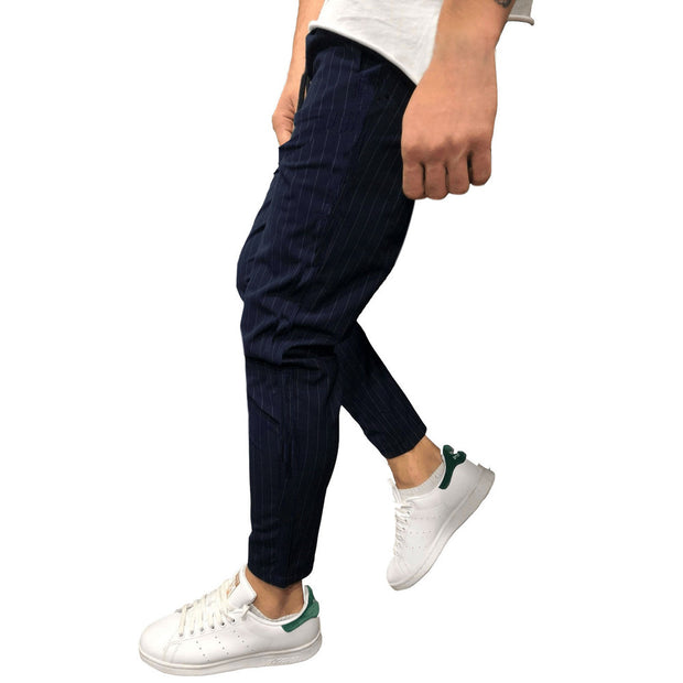 West Louis™ Streetwear Loose Stripe Middle Waist Pants