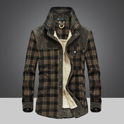 West Louis™ Plaid Cotton Admiral Jacket