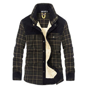 West Louis™ Plaid Cotton Admiral Jacket