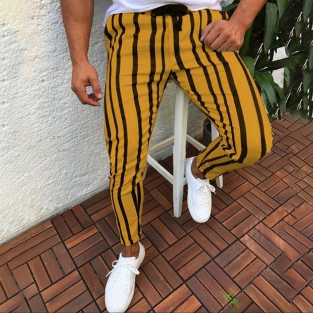 West Louis™ Casual Stripped Pencil Pants