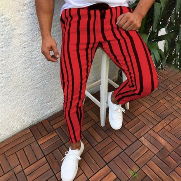 West Louis™ Casual Stripped Pencil Pants