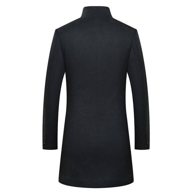 West Louis™ Winter Cashmere Single Breasted Overcoat
