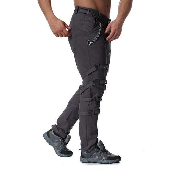 West Louis™ Washed Multi Pocket Ripstop Pants