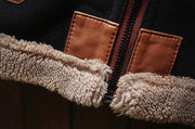 West Louis™ Winter Season Velvet Fur Coat
