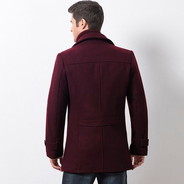 West Louis™ Design Winter Woolen Business Coat