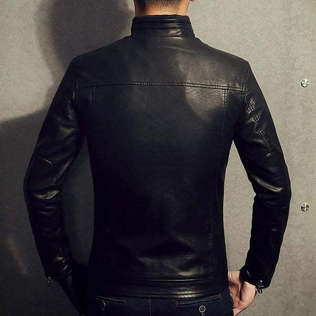 West Louis™ Moto Sheepskin Leather Jacket