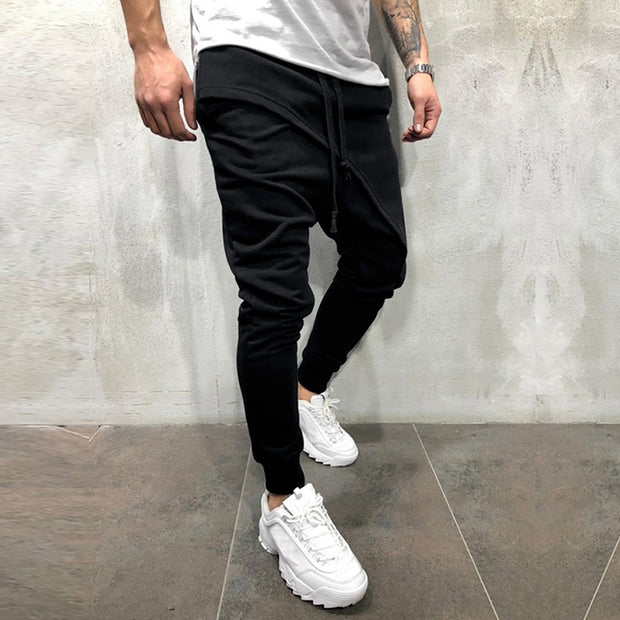 West Louis™ Spring Patchwork Drawstring Joggers