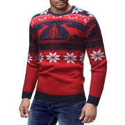 West Louis™ Deer Print Fashion Sweater