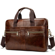 West Louis™ Top Genuine Leather Briefcase
