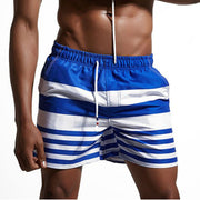 West Louis™ Stripe Beach Wear Shorts