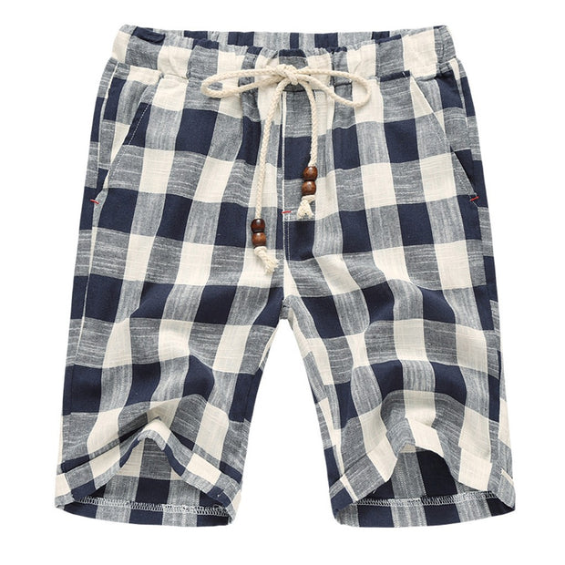 West Louis™ Plaid Cotton Shorts