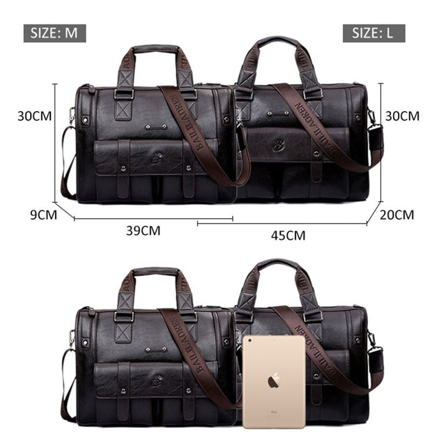 West Louis™ Vintage Shoulder Briefcase