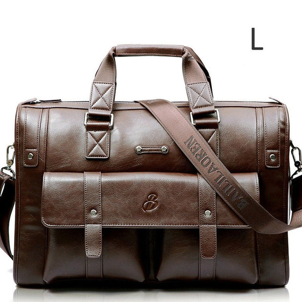 West Louis™ Vintage Shoulder Briefcase