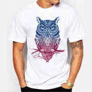 West Louis™ O-Neck Owl Shirt