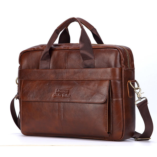 West Louis™ Universal Genuine Leather Briefcase