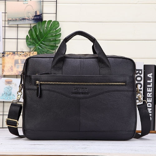 West Louis™ Universal Genuine Leather Briefcase