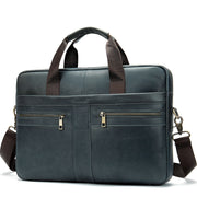 West Louis™ High Quality Luxury Business Leather Briefcase