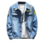 West Louis™ Spring Autumn Denim Jacket  - West Louis